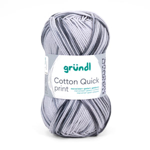 Gründl Cotton Quick Print Baumwollgarn multicolor 50g 125m