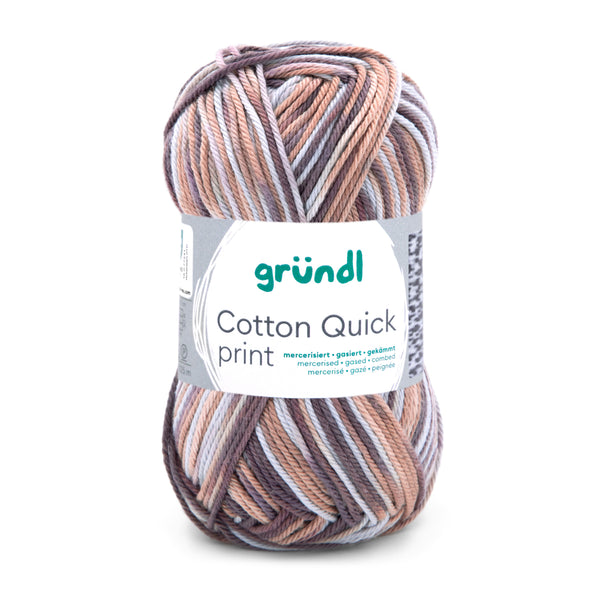 Gründl Cotton Quick Print Baumwollgarn multicolor 50g 125m
