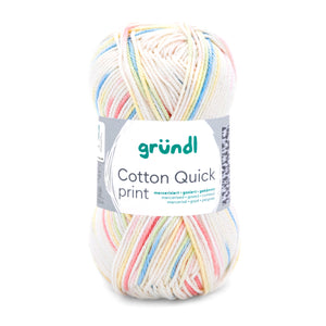 Gründl Cotton Quick Print Baumwollgarn multicolor 50g 125m