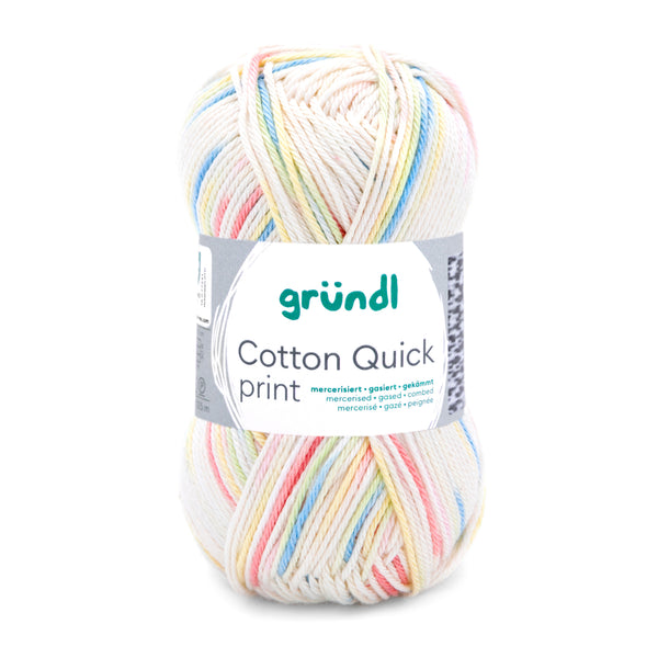 Gründl Cotton Quick Print Baumwollgarn multicolor 50g 125m