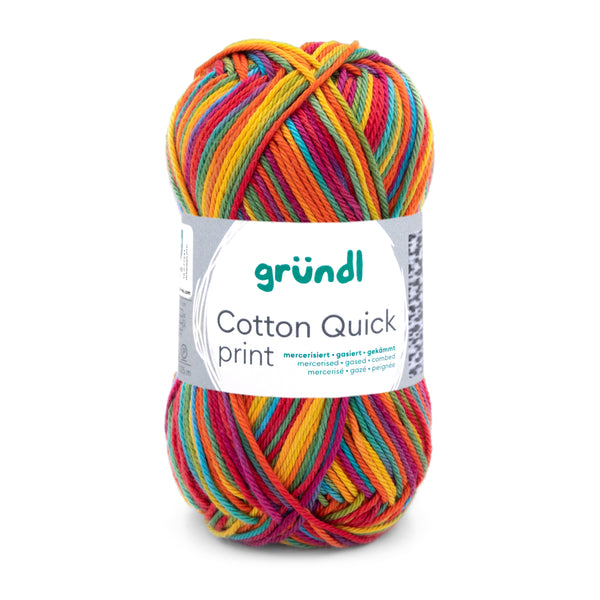 Gründl Cotton Quick Print Baumwollgarn multicolor 50g 125m