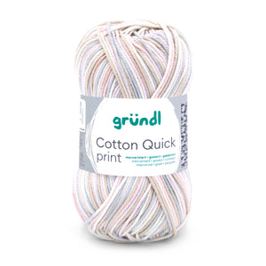 Gründl Cotton Quick Print Baumwollgarn multicolor 50g 125m