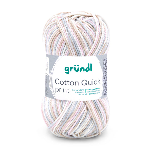 Gründl Cotton Quick Print Baumwollgarn multicolor 50g 125m