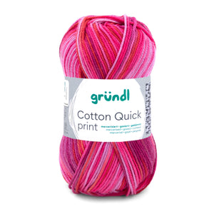 Gründl Cotton Quick Print Baumwollgarn multicolor 50g 125m