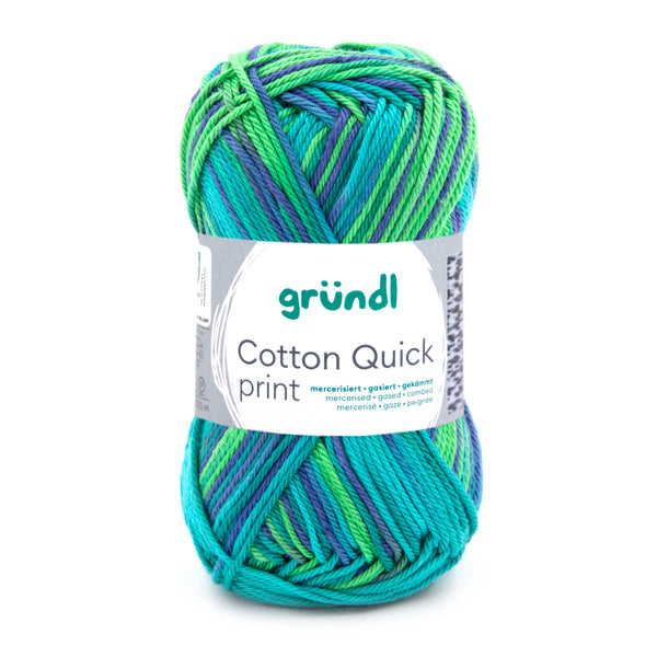 Gründl Cotton Quick Print Baumwollgarn multicolor 50g 125m