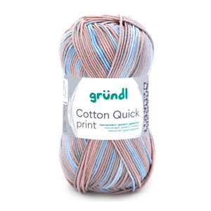 Gründl Cotton Quick Print Baumwollgarn multicolor 50g 125m