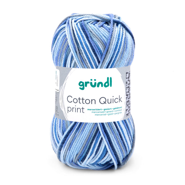 Gründl Cotton Quick Print Baumwollgarn multicolor 50g 125m