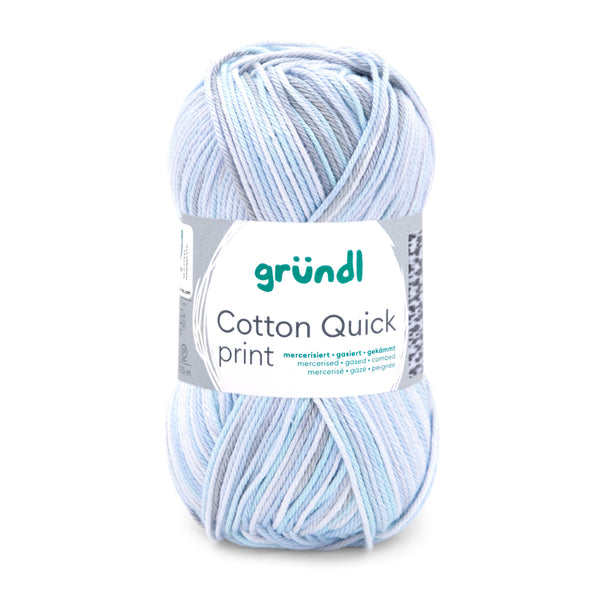 Gründl Cotton Quick Print Baumwollgarn multicolor 50g 125m
