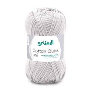 Cotton Quick Uni Baumwollgarn mercerisiert gasiert gekämmt 50g / 125m