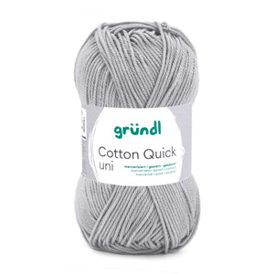 Cotton Quick Uni Baumwollgarn mercerisiert gasiert gekämmt 50g / 125m