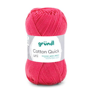 Cotton Quick Uni Baumwollgarn mercerisiert gasiert gekämmt 50g / 125m