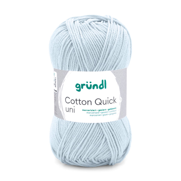 Cotton Quick Uni Baumwollgarn mercerisiert gasiert gekämmt 50g / 125m