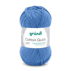 Cotton Quick Uni Baumwollgarn mercerisiert gasiert gekämmt 50g / 125m