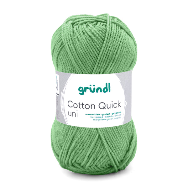 Cotton Quick Uni Baumwollgarn mercerisiert gasiert gekämmt 50g / 125m