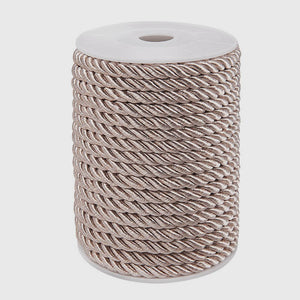 Kordel gedreht 5mm taupe 20m Rolle