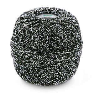 Häkelgarn Glitter uni metallisiertes Garn 25g/110m