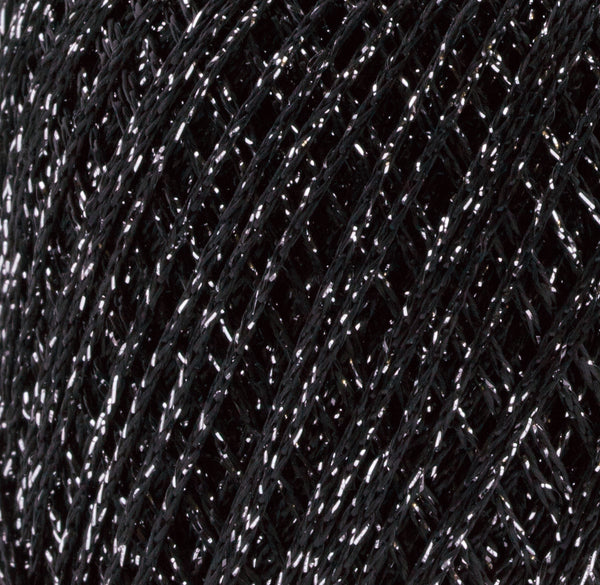 Häkelgarn Glitter uni metallisiertes Garn 25g/110m