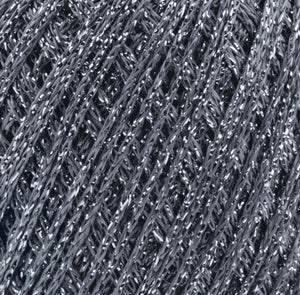 Häkelgarn Glitter uni metallisiertes Garn 25g/110m
