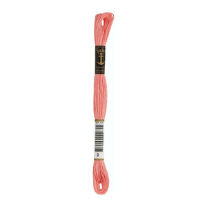 Anchor Moulinegarn Sticktwist, Lachs - Rosa - Lila Töne