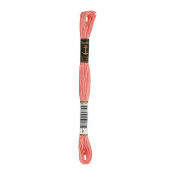 Anchor Moulinegarn Sticktwist, Lachs - Rosa - Lila Töne