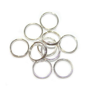 Spaltring silber 7mm 20 Stück / Packung