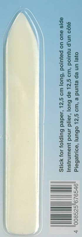 Falzbein, 14 cm lang, ein Seitenspitz