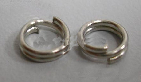 Spaltring silber 8 mm 20 Stück / Packung