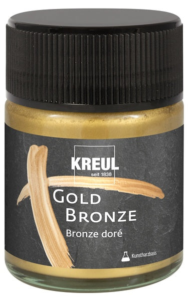 Kreul Flüssigbronze Goldbronze 50ml gold oder silber