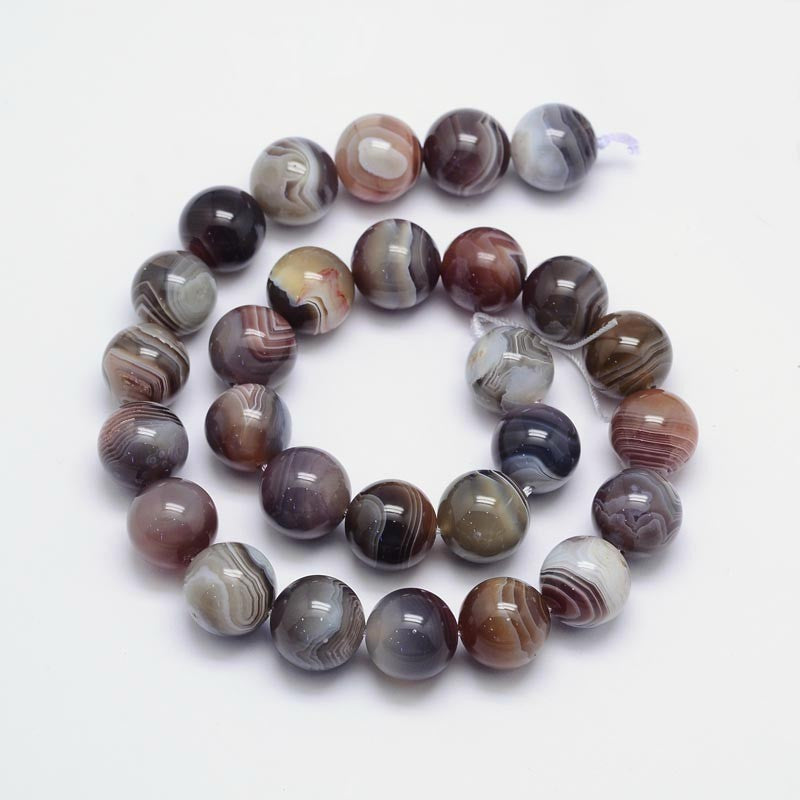 Botswana Achat natürlich Perle 14mm 1 Stück