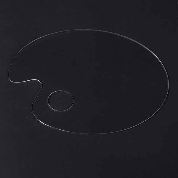 Acryl- Malpalette oval klar 30x20cm 1 Stück