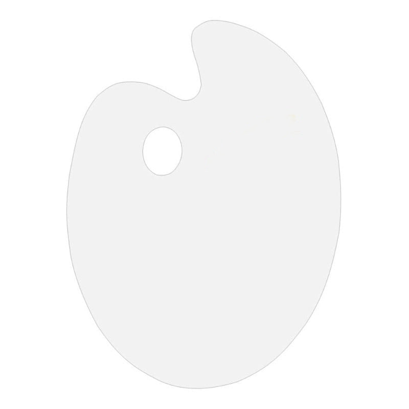 Acryl-Malpalette oval klar 30x20cm 1 Stück