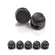 Acryl Kordelstopper schwarz 22x18mm 2 Stück/Pkg.