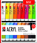 Acrylfarben-Set 18 x 36 ml