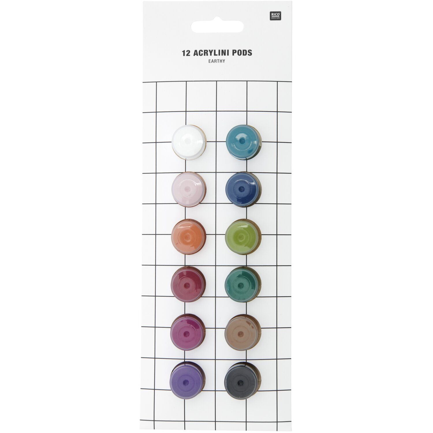 Acrylini Pods Acrylfarben Set 12 x 3,5ml