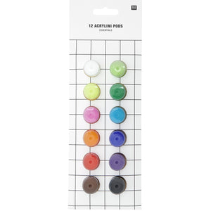 Acrylini Pods Acrylfarben Set 12 x 3,5ml