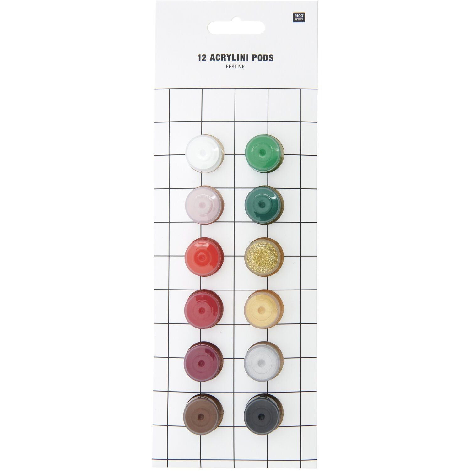 Acrylini Pods Acrylfarben Set 12 x 3,5ml