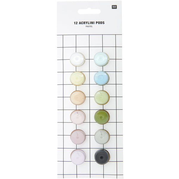 Acrylini Pods Acrylfarben Set 12 x 3,5ml