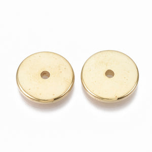 Acrylperle Scheibe flach gold 18x3mm 10 Stück/Btl