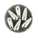 Acrylperle Tropfen metallic silber 8x20mm 6 Stk./Dose