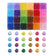 Acrylperlen-Set rund 6mm 24 Farben gemischt 1488 Stück