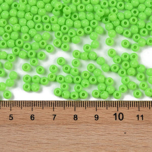 Acrylperlen Uni 4mm Lochbohrung 1,6mm 600 Stück