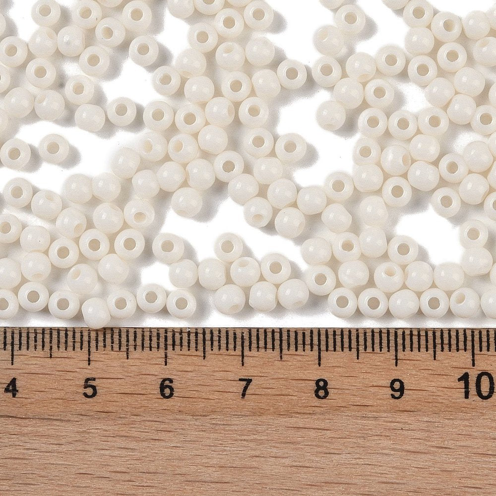 Acrylperlen Uni 4mm Lochbohrung 1,6mm 600 Stück