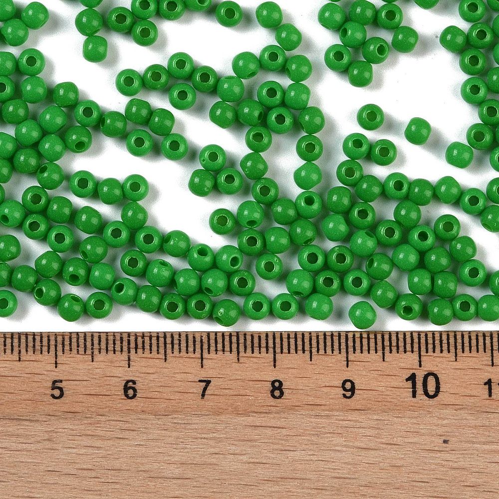 Acrylperlen Uni 4mm Lochbohrung 1,6mm 600 Stück