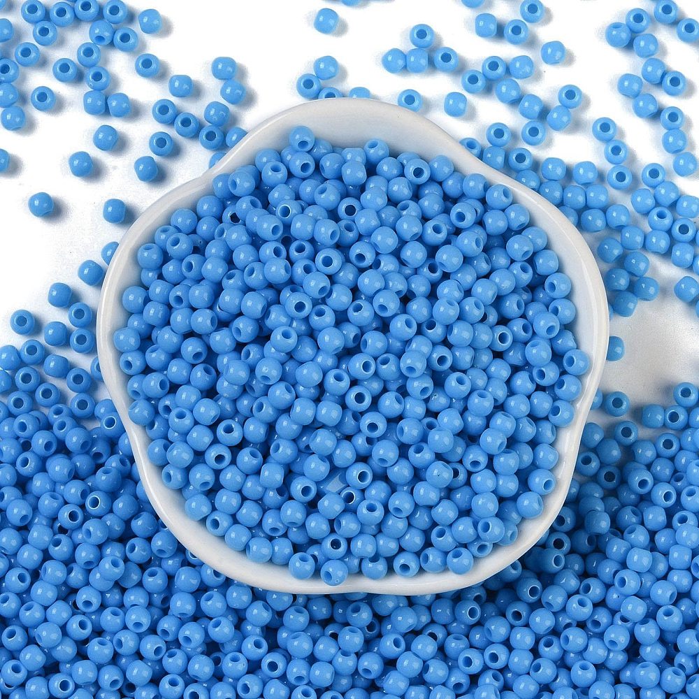 Acrylperlen Uni 4mm Lochbohrung 1,6mm 600 Stück