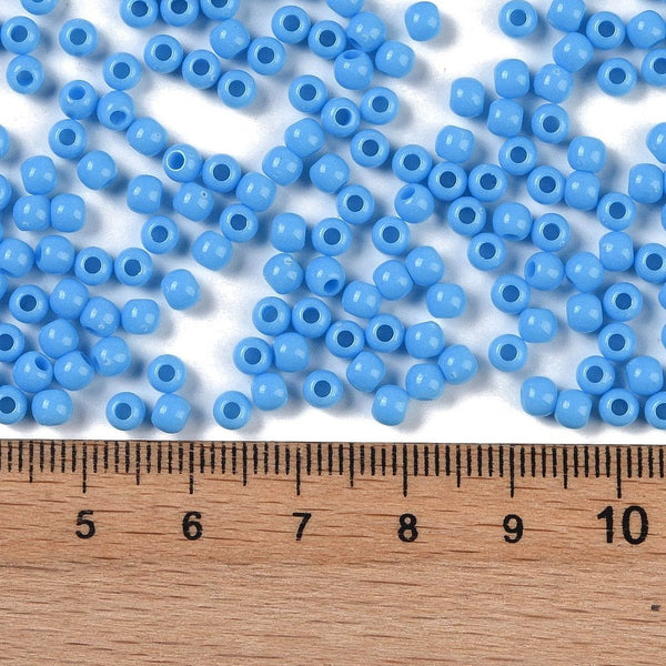 Acrylperlen Uni 4mm Lochbohrung 1,6mm 600 Stück