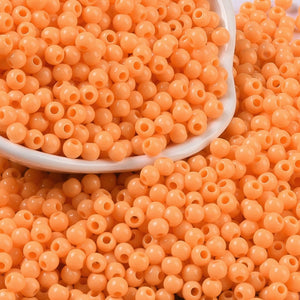 Acrylperlen Uni 4mm Lochbohrung 1,6mm 600 Stück