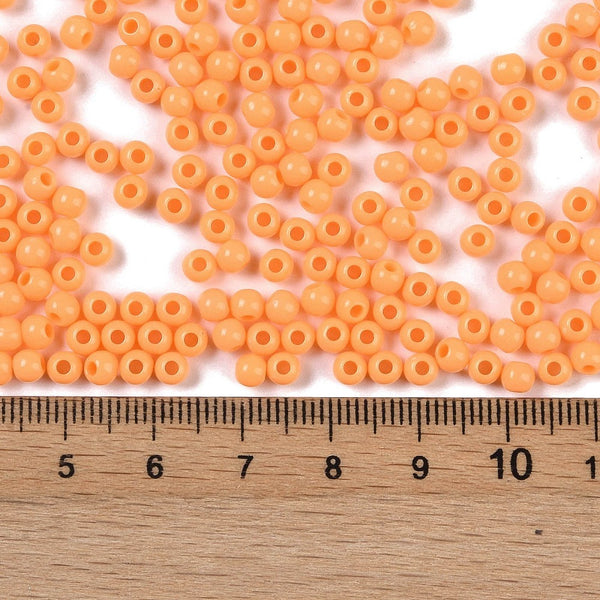 Acrylperlen Uni 4mm Lochbohrung 1,6mm 600 Stück