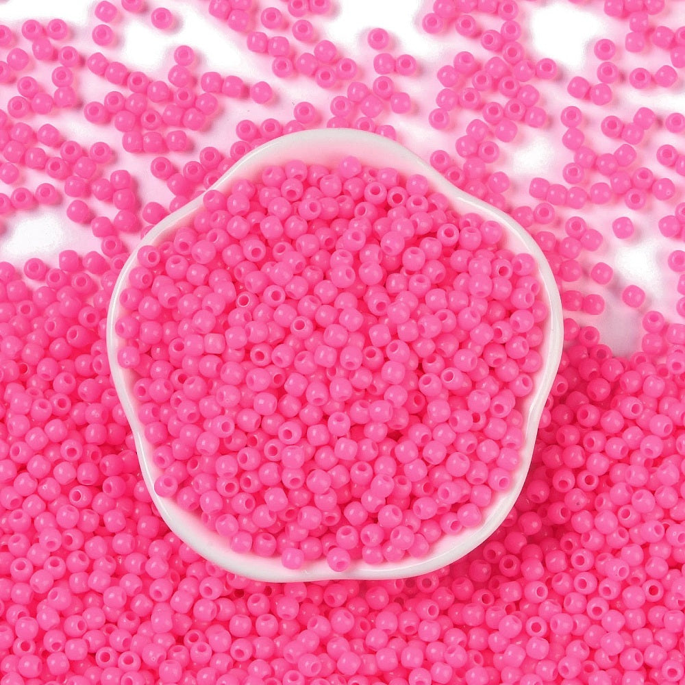 Acrylperlen Uni 4mm Lochbohrung 1,6mm 600 Stück