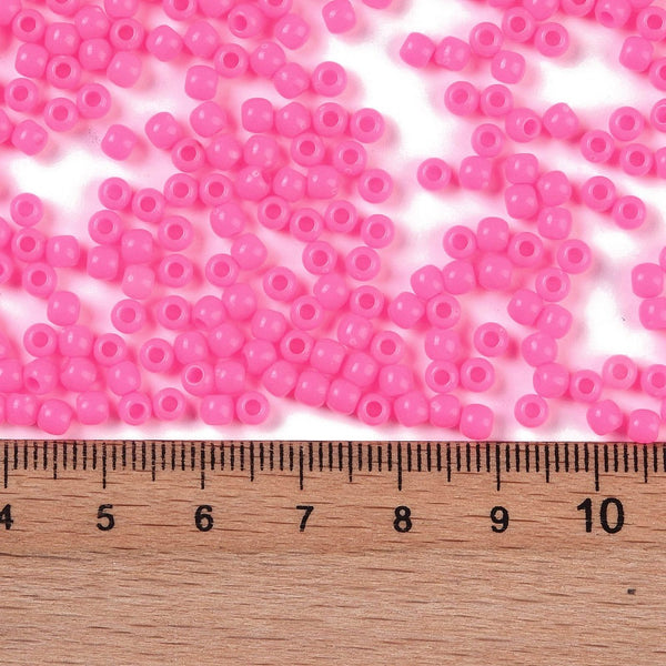 Acrylperlen Uni 4mm Lochbohrung 1,6mm 600 Stück