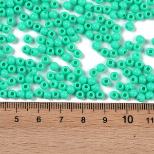 Acrylperlen Uni 4mm Lochbohrung 1,6mm 600 Stück